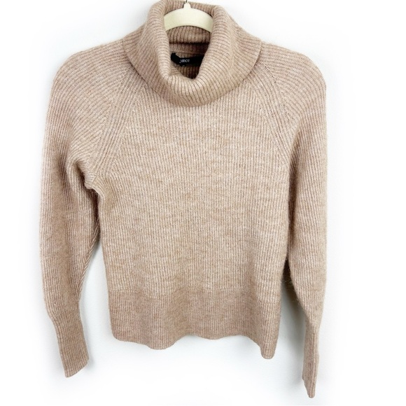 Quince Merino Wool / Baby Alpaca blend turtle neck in camel size: S - Picture 3 of 10